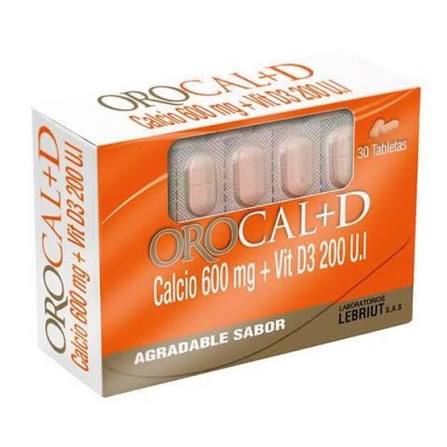 OROCAL D ( CALCIO + VIT D3) X 30 CAPS LA
