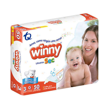 PAÑALES WINNY ETAPA 3 X 50 UND