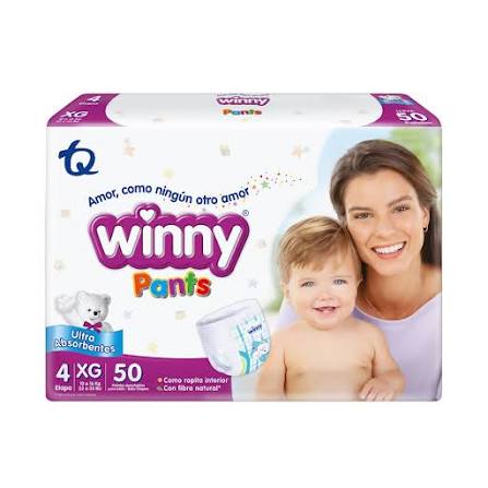 PAÑALES WINNY PANTS ET4 X 50 UND