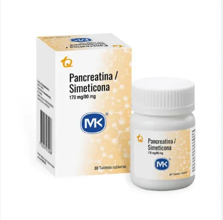 PANCREATINA - SIMETICONA X 30 TABL - MK