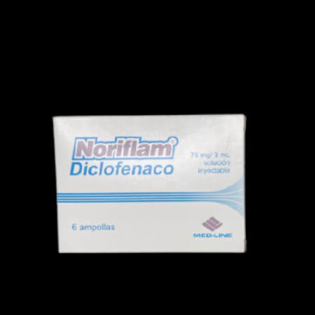 NORIFLAM "DICLOFENACO" 75 MG/3 ML X6 AMP