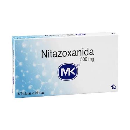 NITAZOXANIDA 500 MG X 6 TAB MK