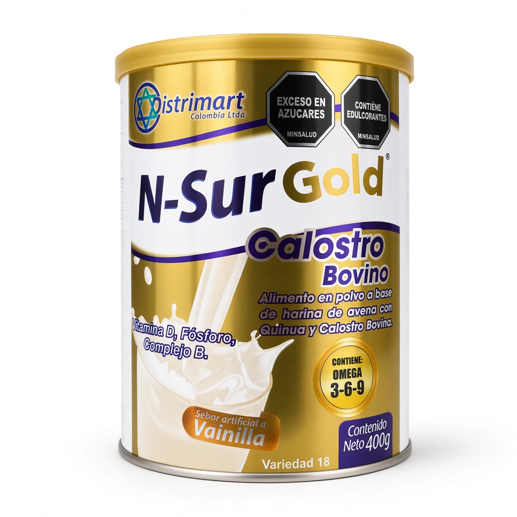 N-SUR GOLD "CALOSTRO" X 400 GR VAINILLA
