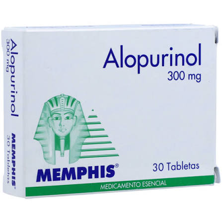 ALOPURINOL 300 MG X 30 TABLETAS MEMPHIS