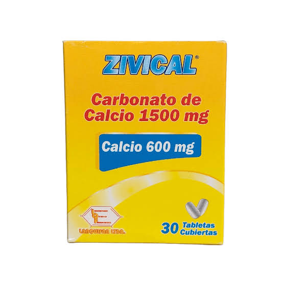 ZIVICAL (CARBONATO) 600MG X 30 TABL