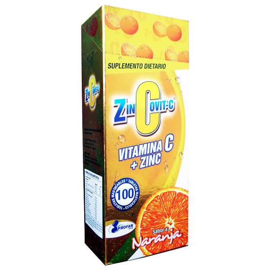ZINCOVIT-C X 100 TBL NARANJA -VITAMINA C