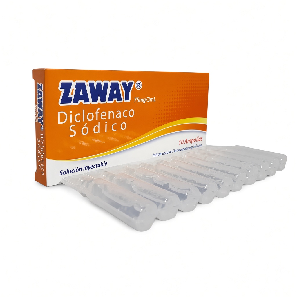 ZAWAY (DIFLOFENACO SOD) 75MG X 10 AMP