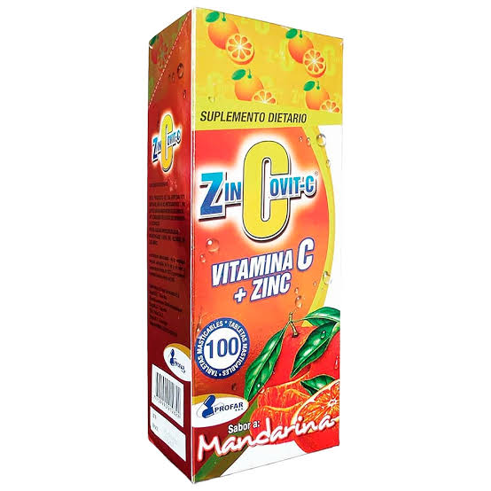 ZINCOVIT-C X 100 TABS MANDARINA