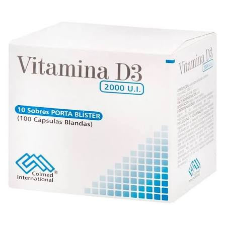 VITAMINA D3 2000 UI X 100 CAP COLMED