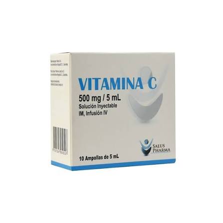VITAMINA C SOLUCION INTECTABLE X 10 AMP