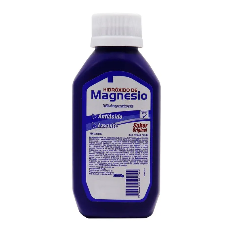MAGNESIA SUSPENSION  X 120 ML COAS