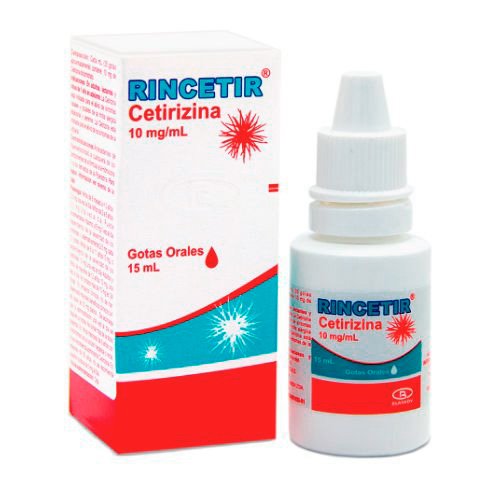 RINCETIR CETIRIZINA SOL ORAL FCO X 15 ML