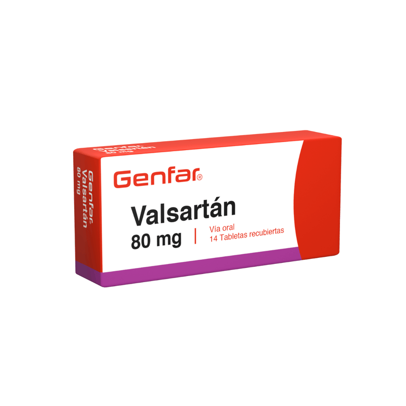 VALSARTAN 80 MGX 14 TABS REC GENFAR