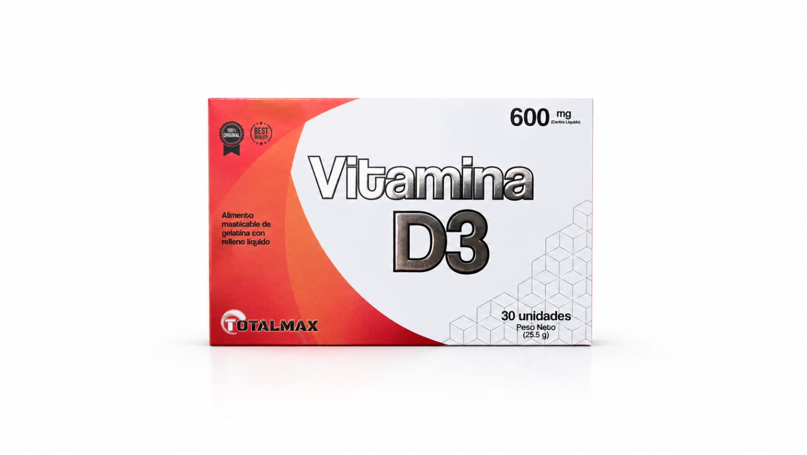 VITAMINA D3 600 MG X 30 CAPS TOTALMAX