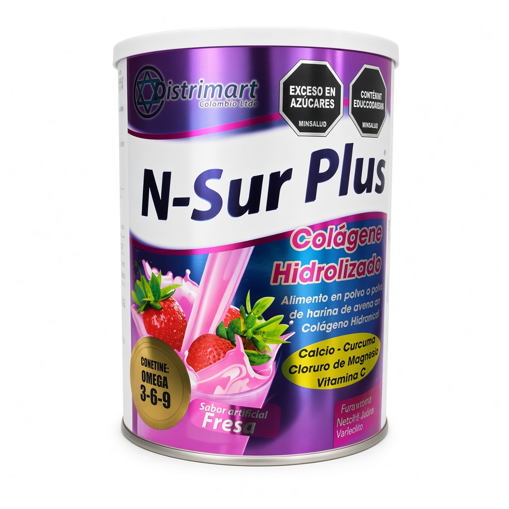 N-SUR PLUS "COLAGENO" X 1000 GR FRESA