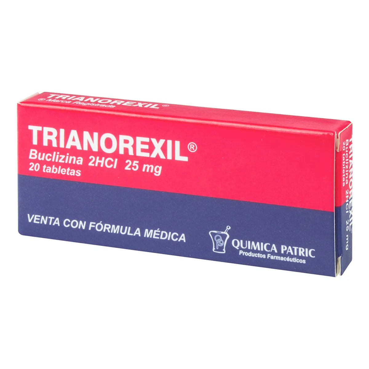 TRIANOREXIL "BUCLIZINA HCL" 25MG X 20 TB