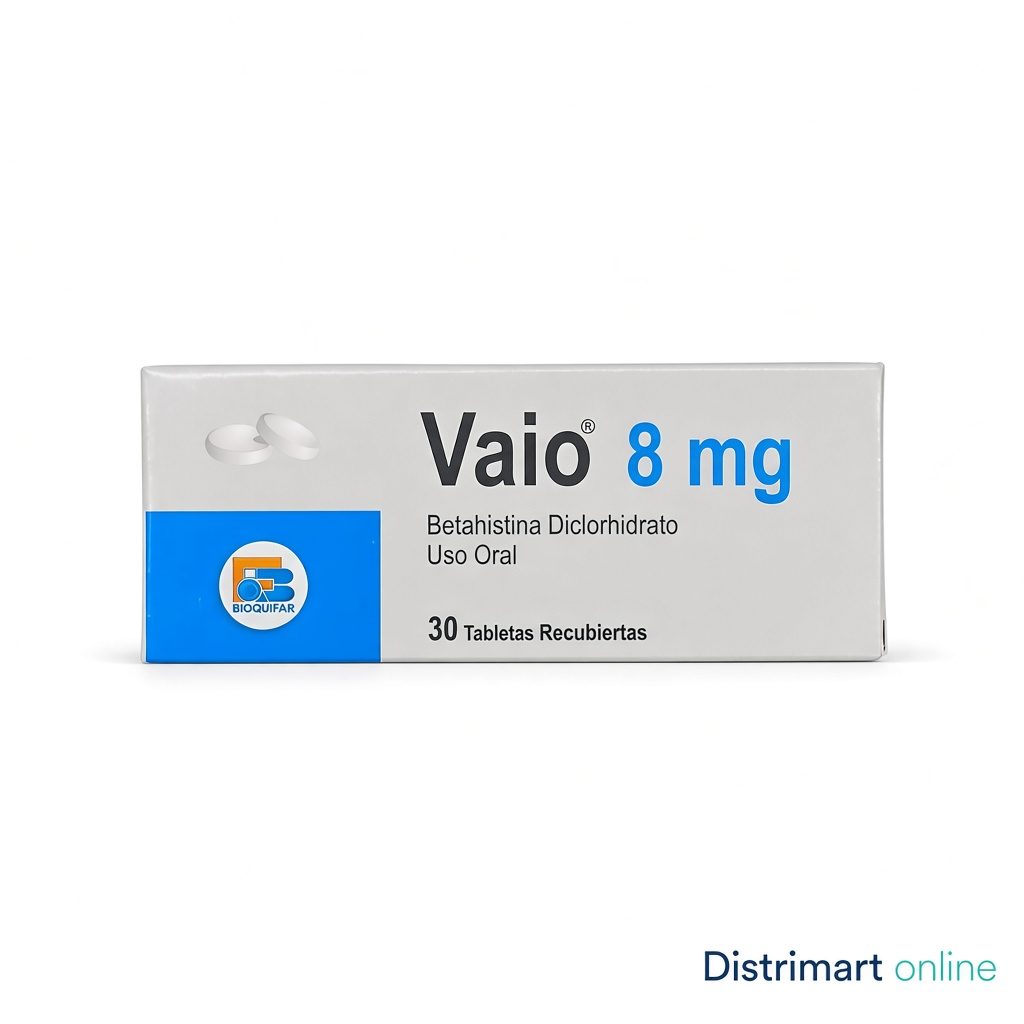 VAIO 8MG CAJA X 30 TAB (BETAHISTINA)