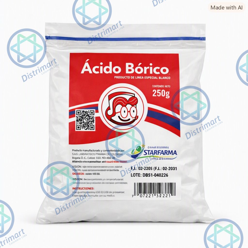 ACIDO BORICO X 250 G BLOFARMA
