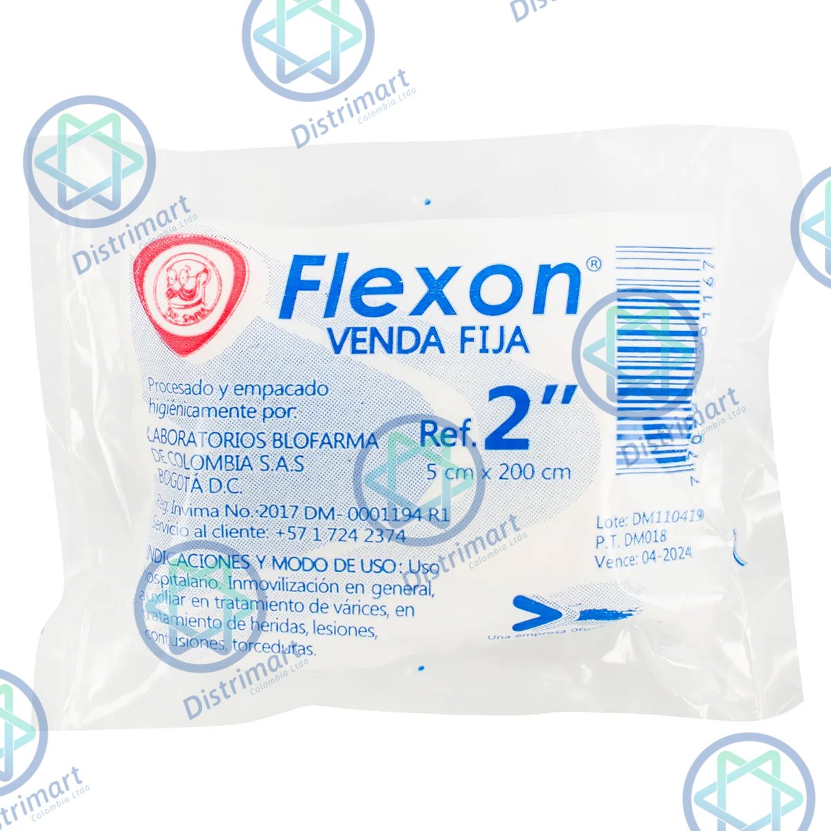 VENDA FIJA BLANCA 2X5 FLEXON