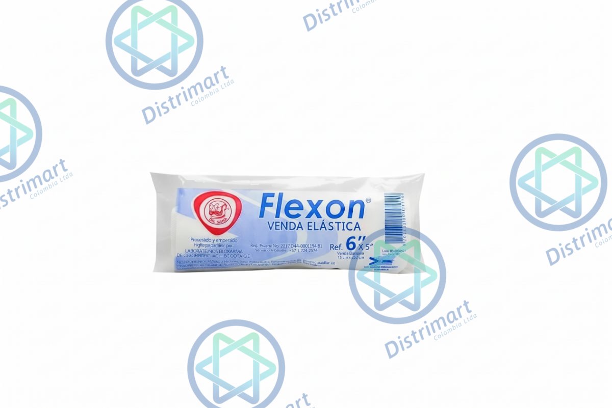 VENDA ELASTICA BLANCA 6X5 FLEXON BLOFARM