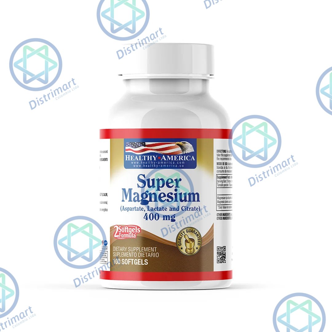 SUPER MAGNESIUM 400 MG X 100 SOFTGELS
