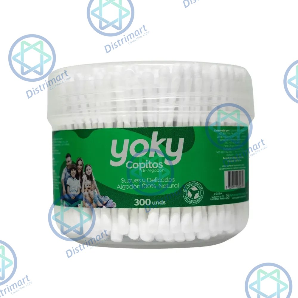 COPITOS BIODEGRADABLES YOKY X 300 UNDS