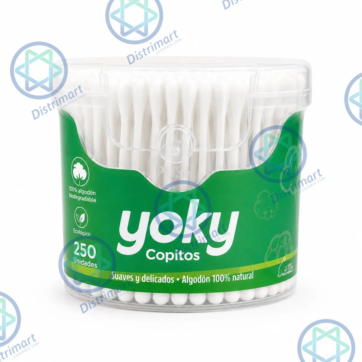 COPITOS BIODEGRADABLES YOKY X 250 UND