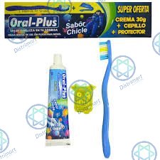CEPILLO CRISTAL NIÑOS  + CREMA/PROT ORAL