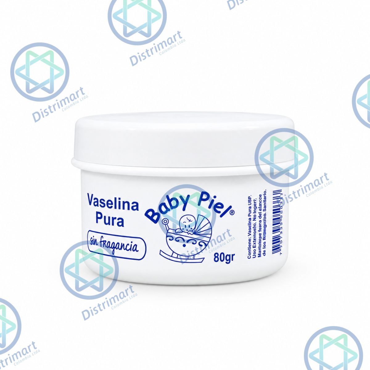 BABY PIEL VASELINA X 80 G SIN FRAGANCIA