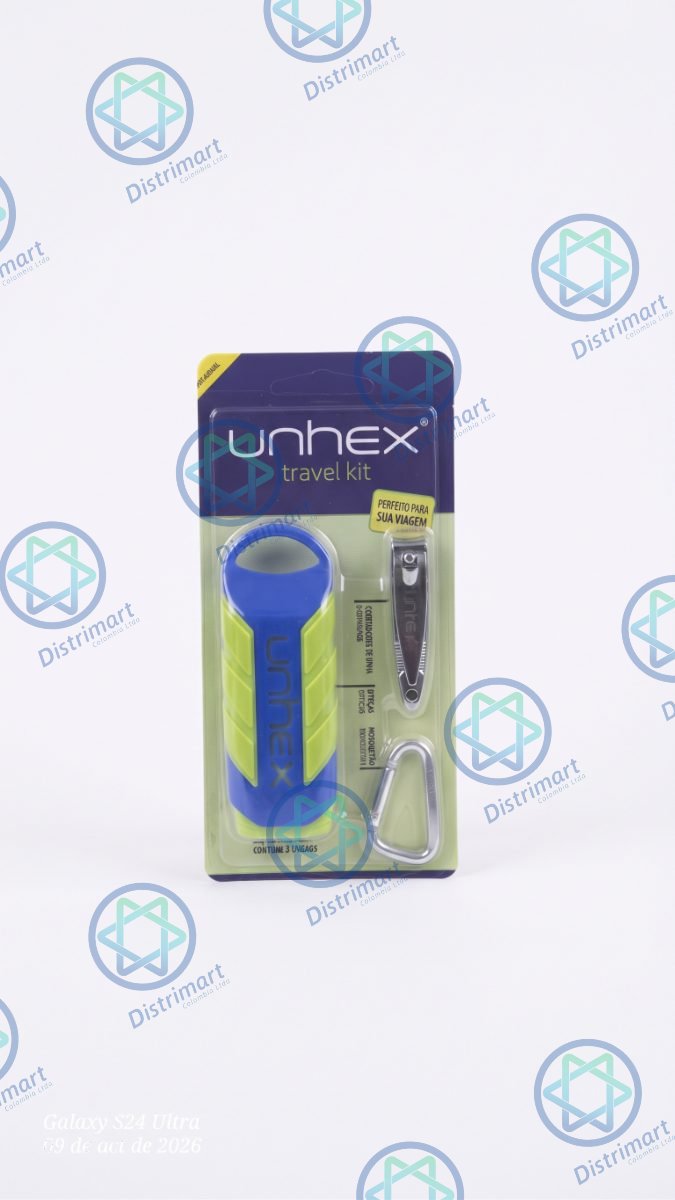 TRAVEL KIT UNHEX (CORTAUÑAS+ESTUCHE+MOSQ
