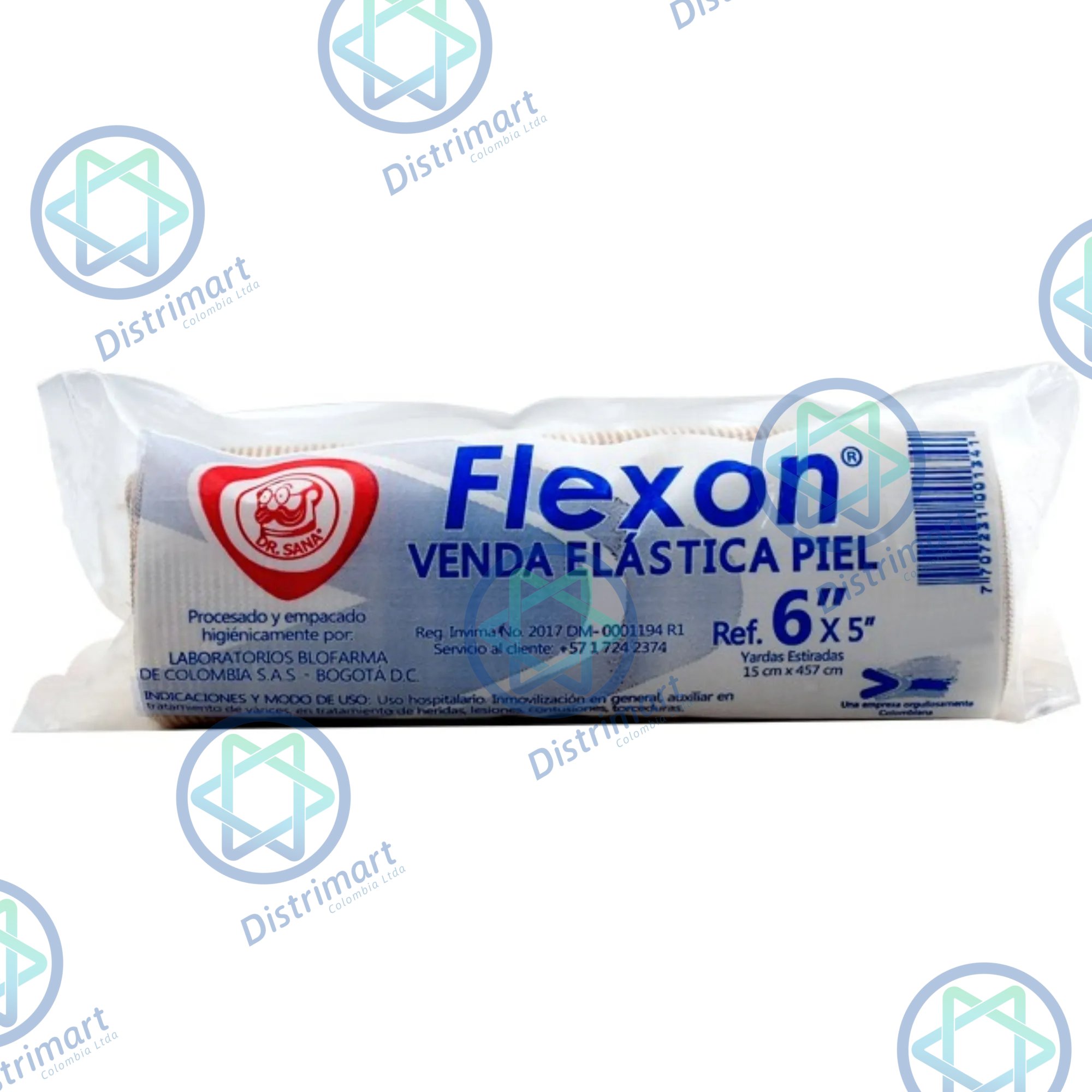 VENDA ELASTICA 6 X 5 PIEL FLEXON