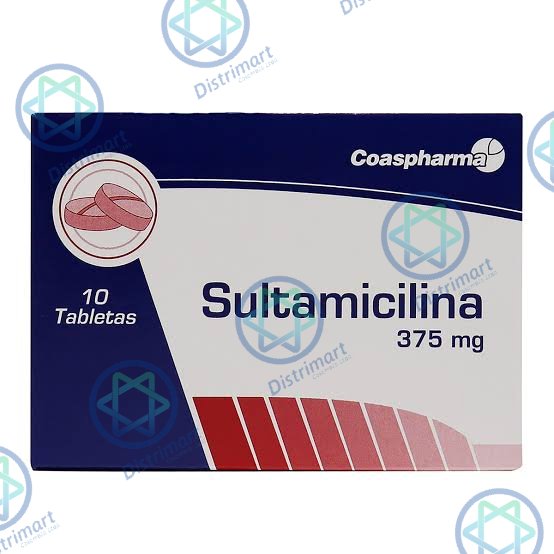 SULTAMICILINA 375 MG X 10 TABLETAS COAS