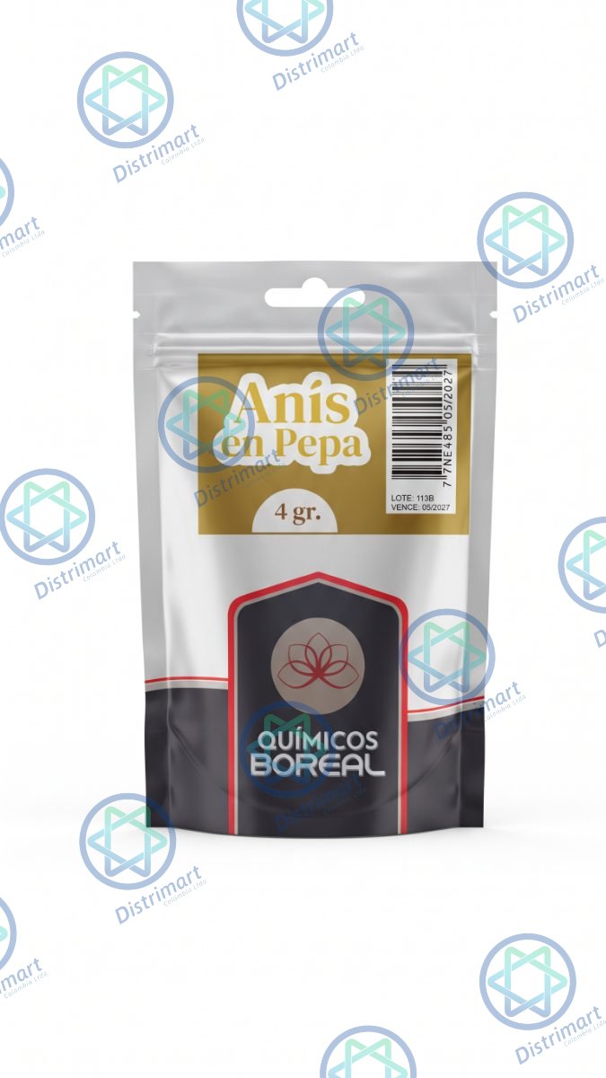 ANIS EN PEPA 4 G X 25 UND Q BOREAL