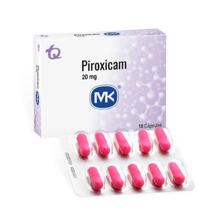 PIROXICAM 20MG X 10 CAPS MK